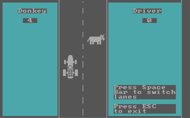 DONKEY.BAS screenshot